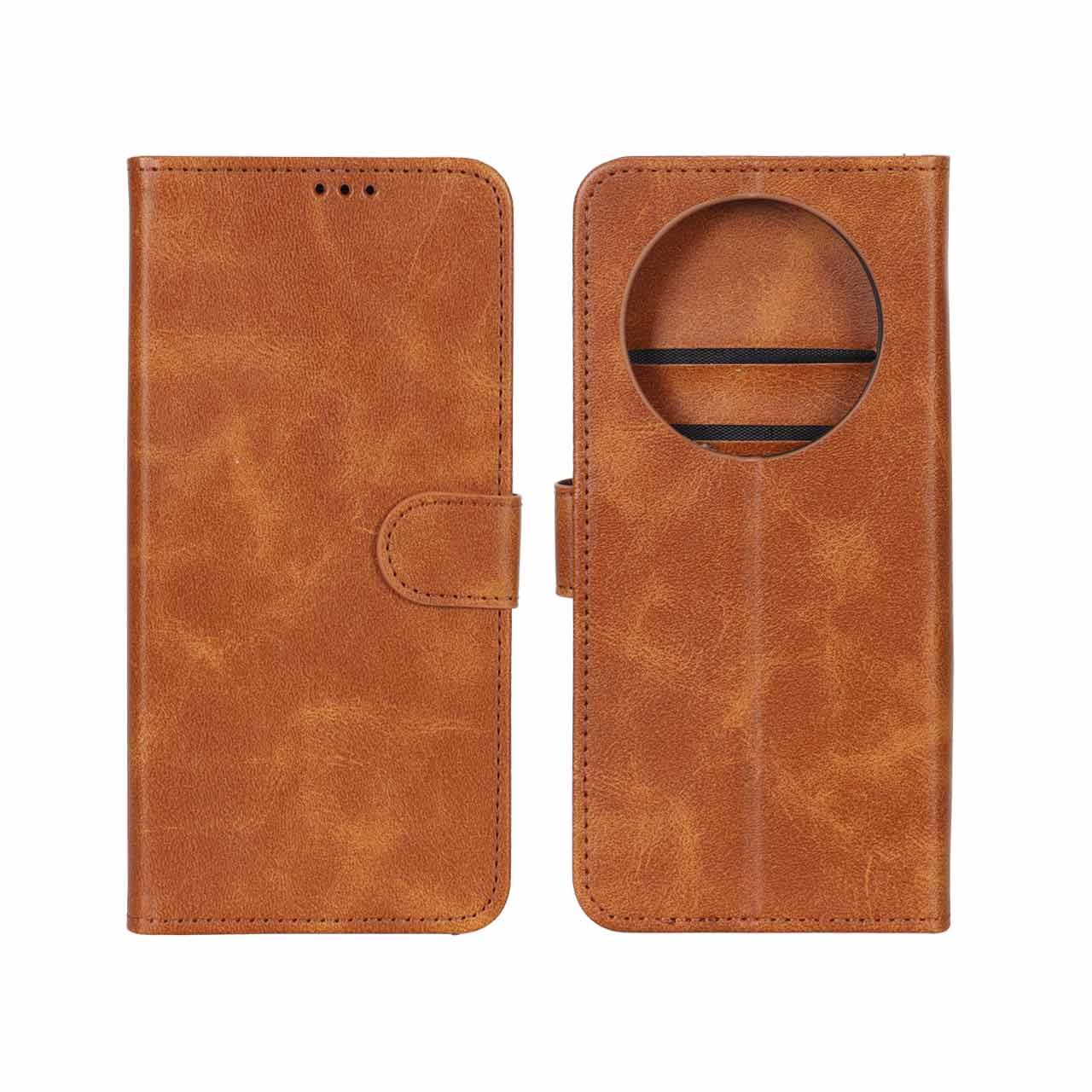 کیف موبایل مگنتی Honor X9c - عسلی